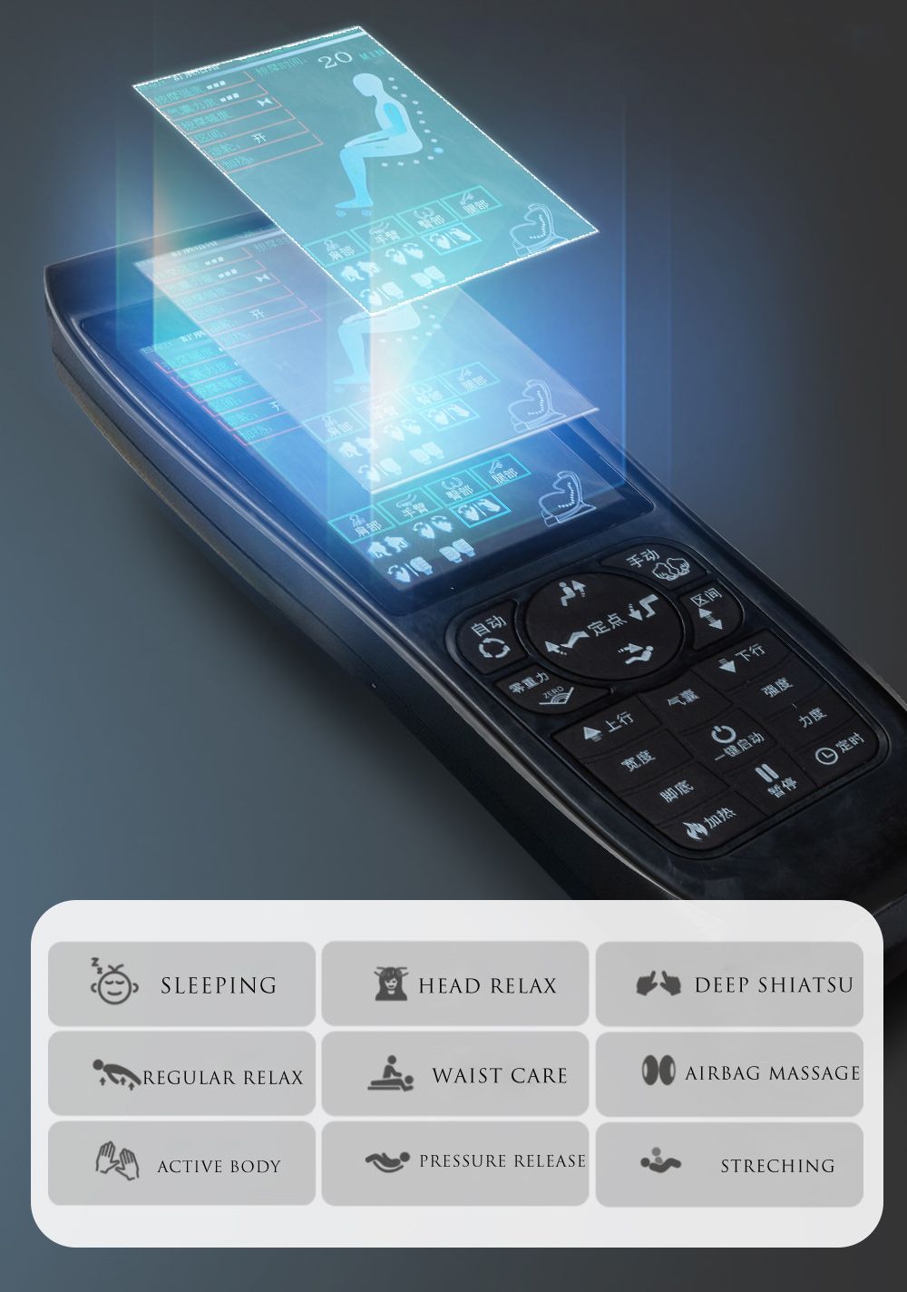 2020 New Style 4D Electric Full Body Massage Chair