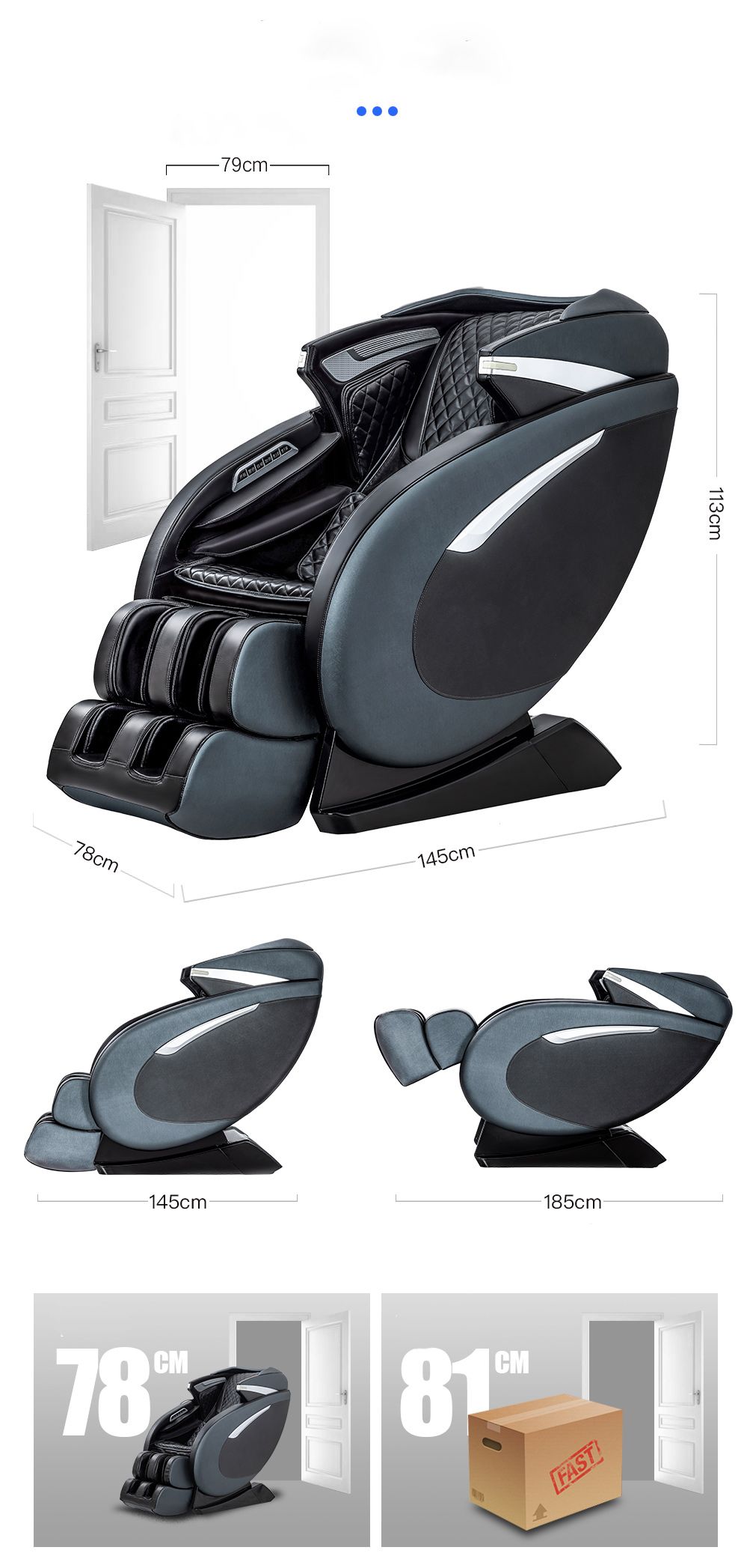 2020 New Style 4D Electric Full Body Massage Chair