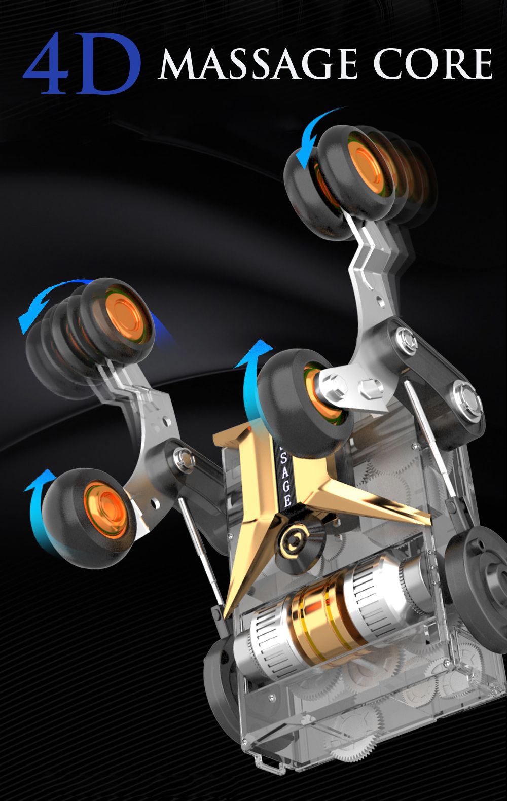 2020 New Style 4D Electric Full Body Massage Chair