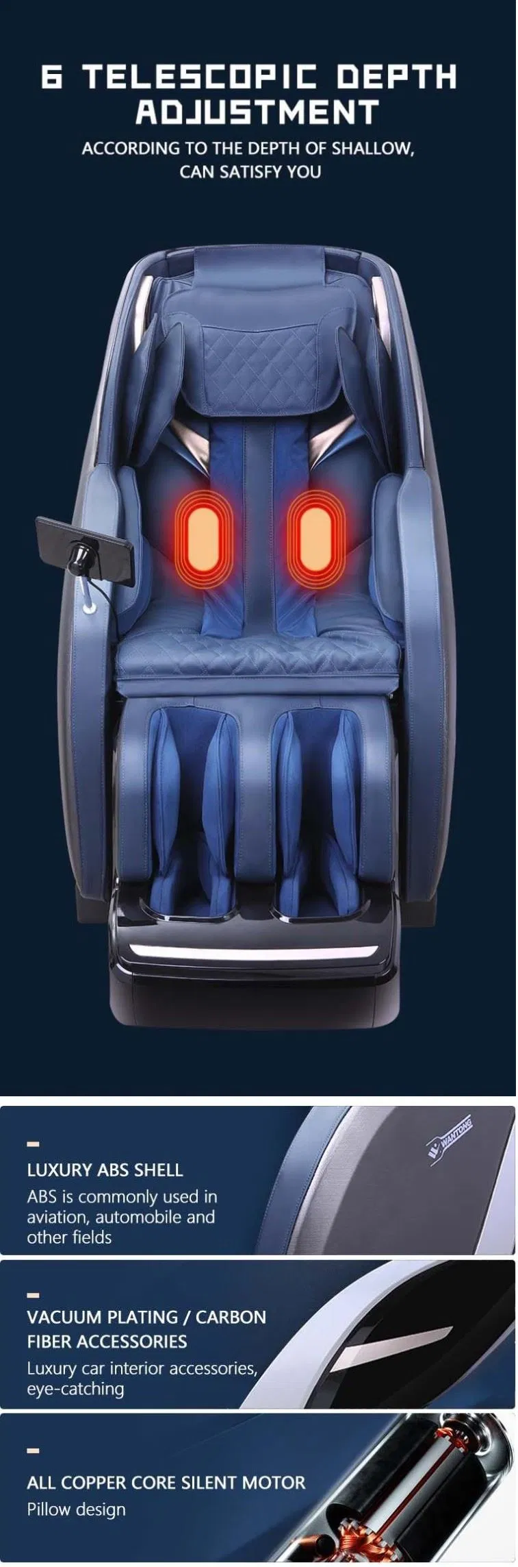 3D Massage Chair New 2021 Body Messager Electric Luxury Massage Chair Zero Gravity Thai Strength to Relax