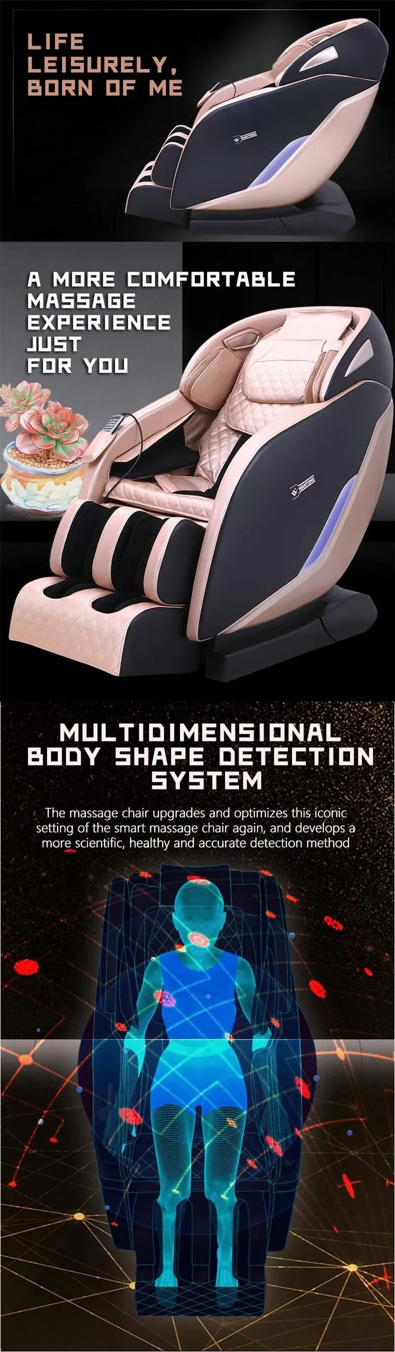 4D Hot Selling Smart Reclining Healthcare Pedicure Foot SPA Endure Massage Chair for Sale
