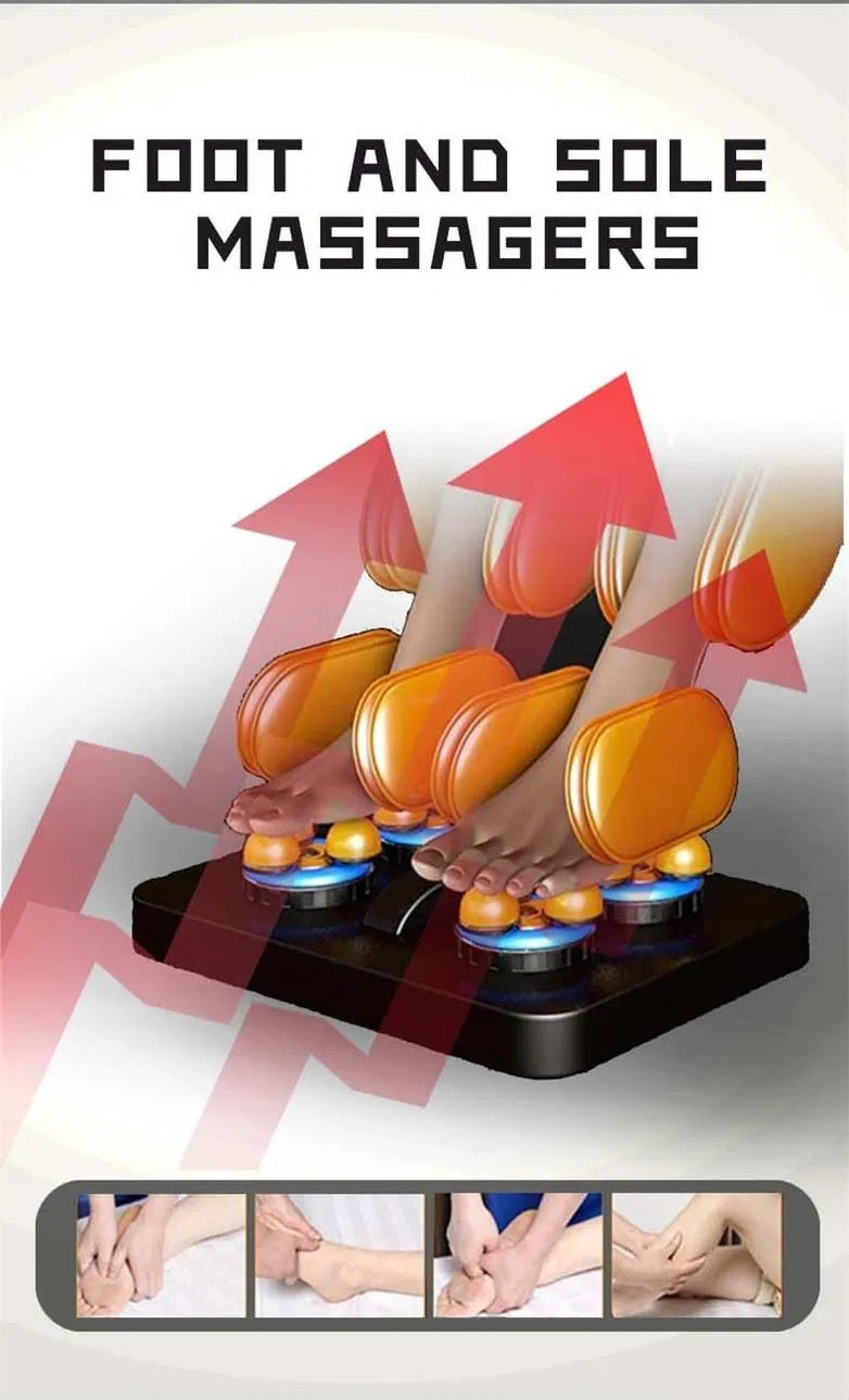 4D Hot Selling Smart Reclining Healthcare Pedicure Foot SPA Endure Massage Chair for Sale