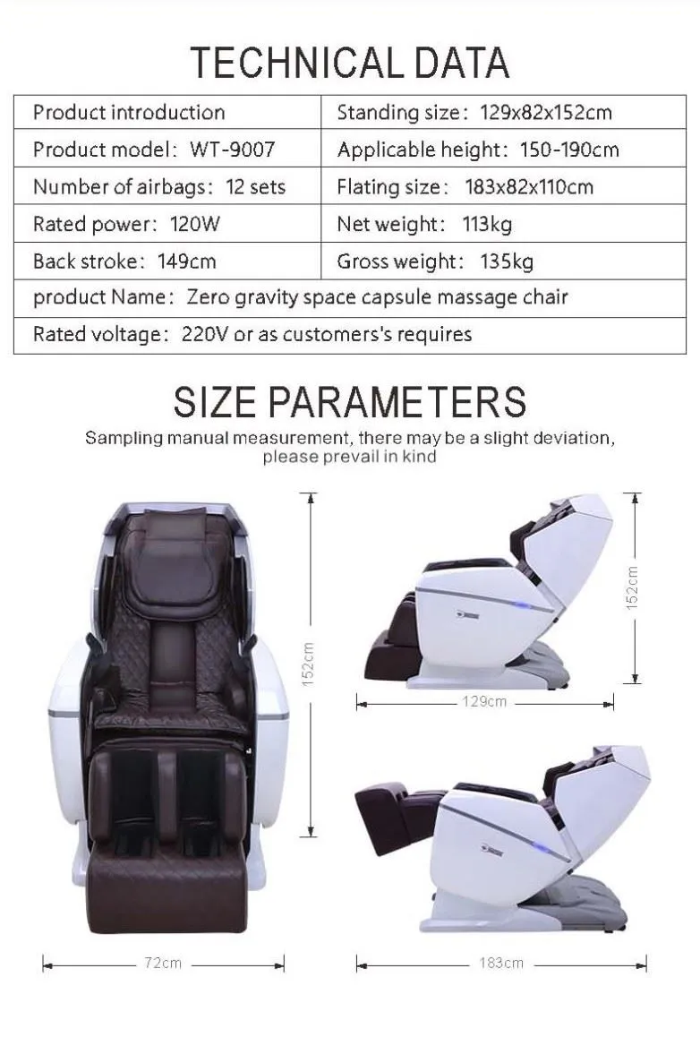 Back Massage Chair Multifunction Beauty Massage Chair Luxury Automatic Shiatsu Kneading Cheap New Design Electric Zero Gravity Heated Home Use Massage Chair