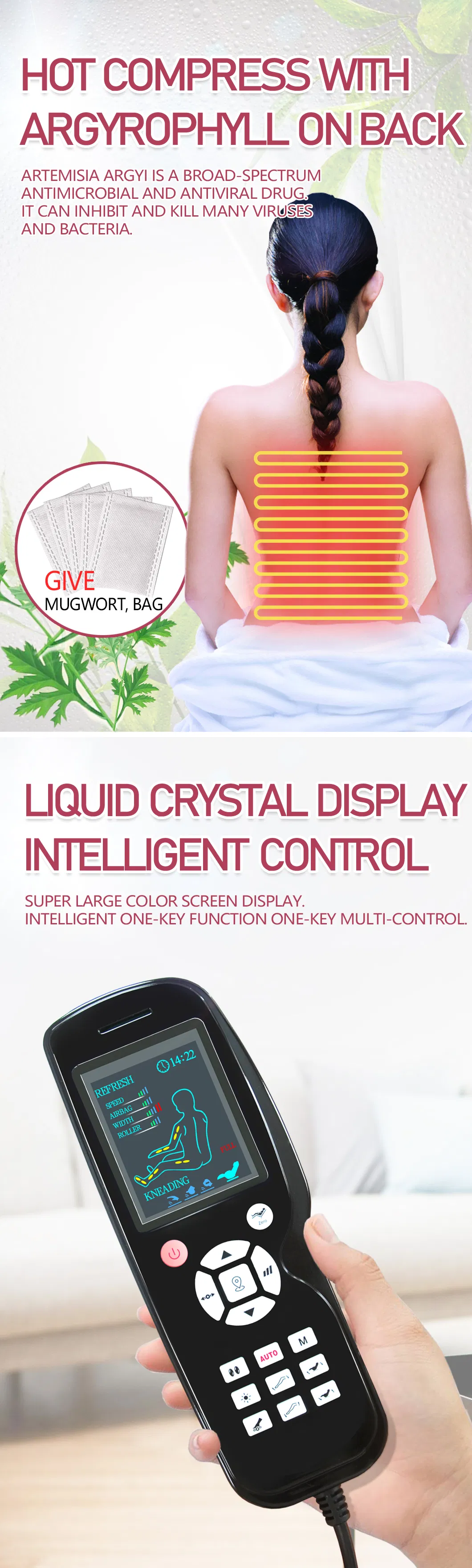 Best Epu Leather Low Price High Quality SL-Track Bluetooth 3D Zero Gravity Home Use Massage Chair