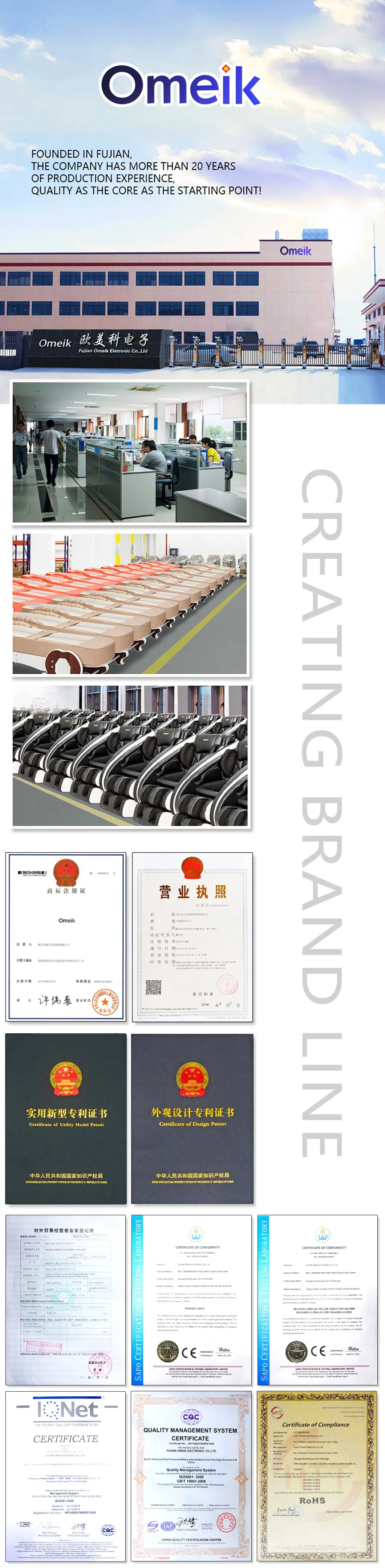 Best Epu Leather Low Price High Quality SL-Track Bluetooth 3D Zero Gravity Home Use Massage Chair