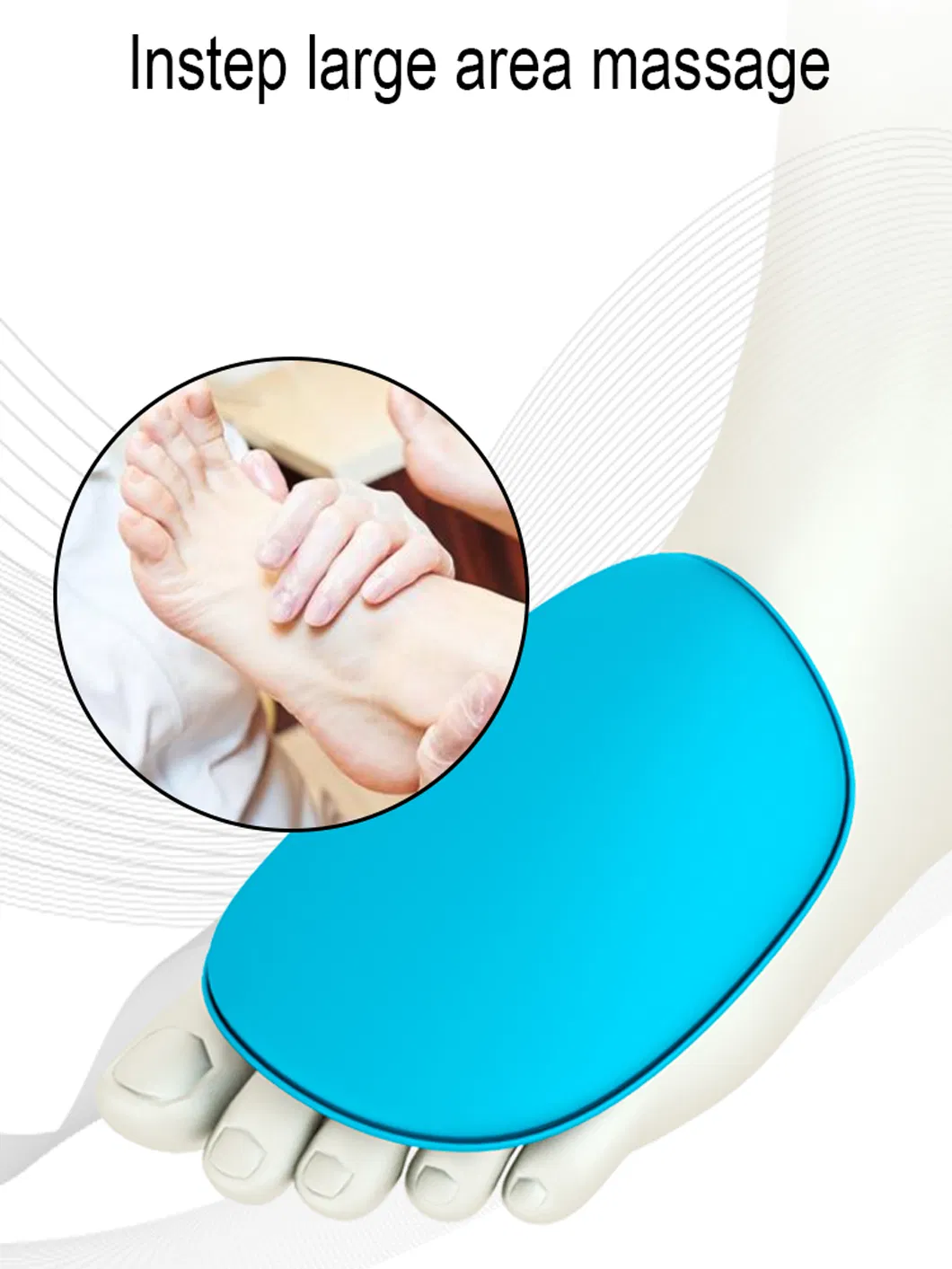 Best Sell Electric Blood Circulation Rolling Wrapping Scraping Squeezing Foot Massager