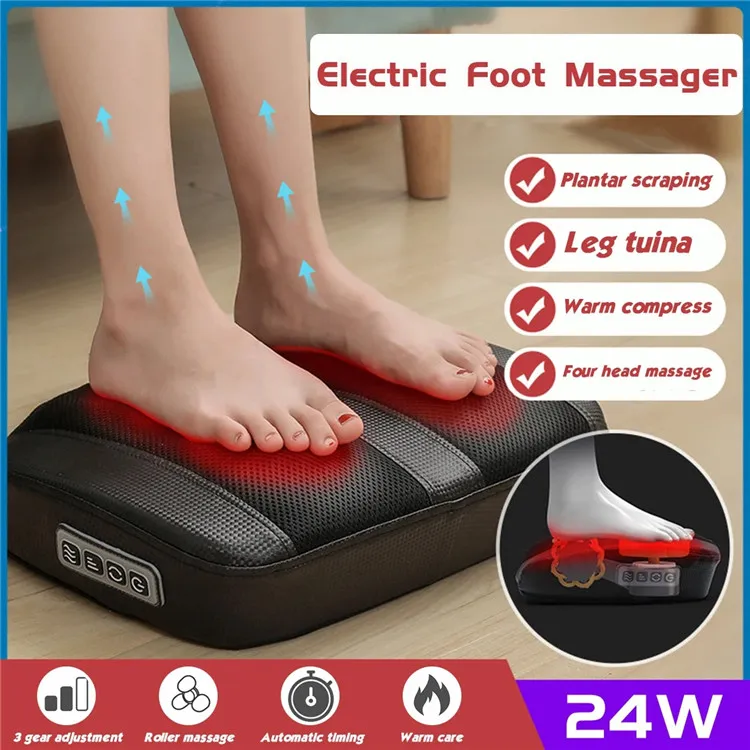 Blood Circulation Machine Leg Relaxation Kneading Roller Vibrator Electric Shiatsu Foot Massager