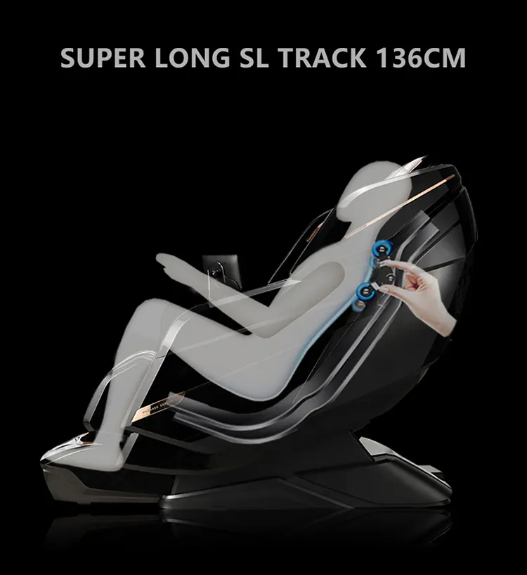 China Best 4D Shiatsu Zero Gravity Massage Chairs