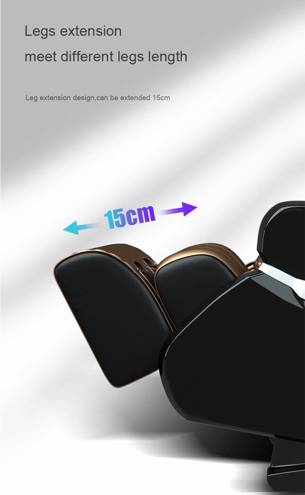 China Supplier Luxury Relax 4D Zero Gravity Heat Massage Chair