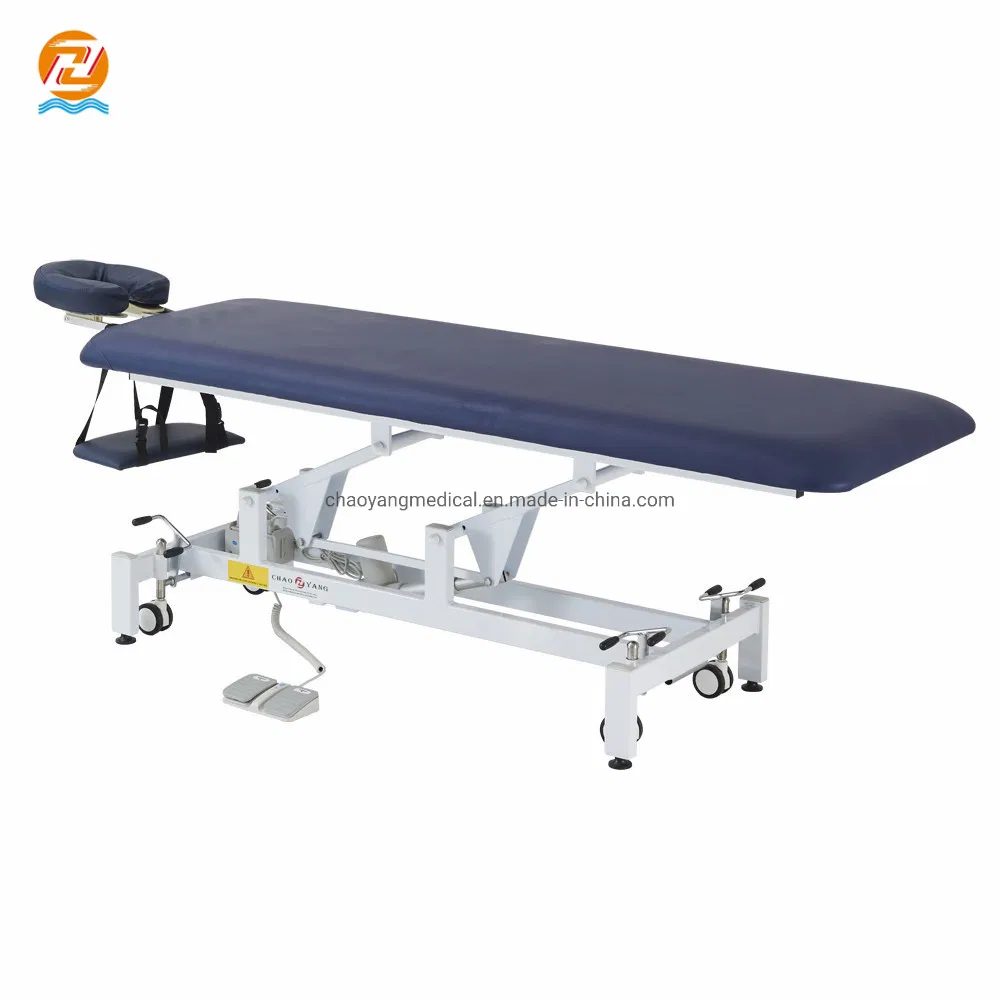 Cy-C105 Athena-Flat New Style Best Seller Adjustable Electric Power Lift Cosmetic Treatment Bed Physiotherapy Bed Massage Table