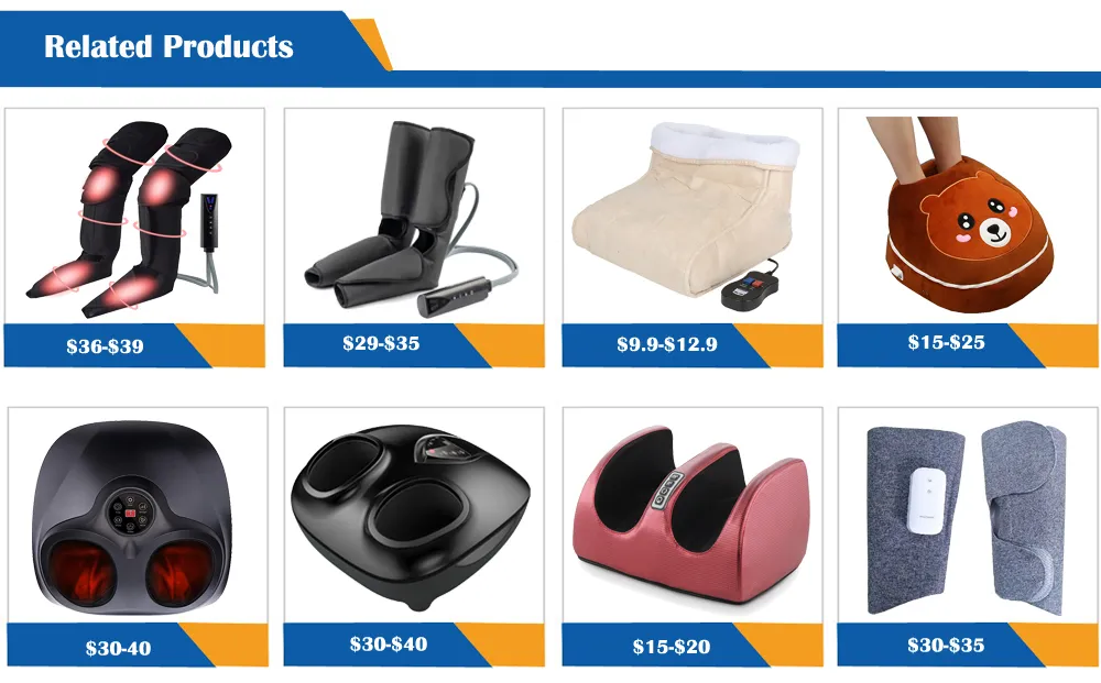 Deep Kneading Shiatsu Heating Compression Foot Massager