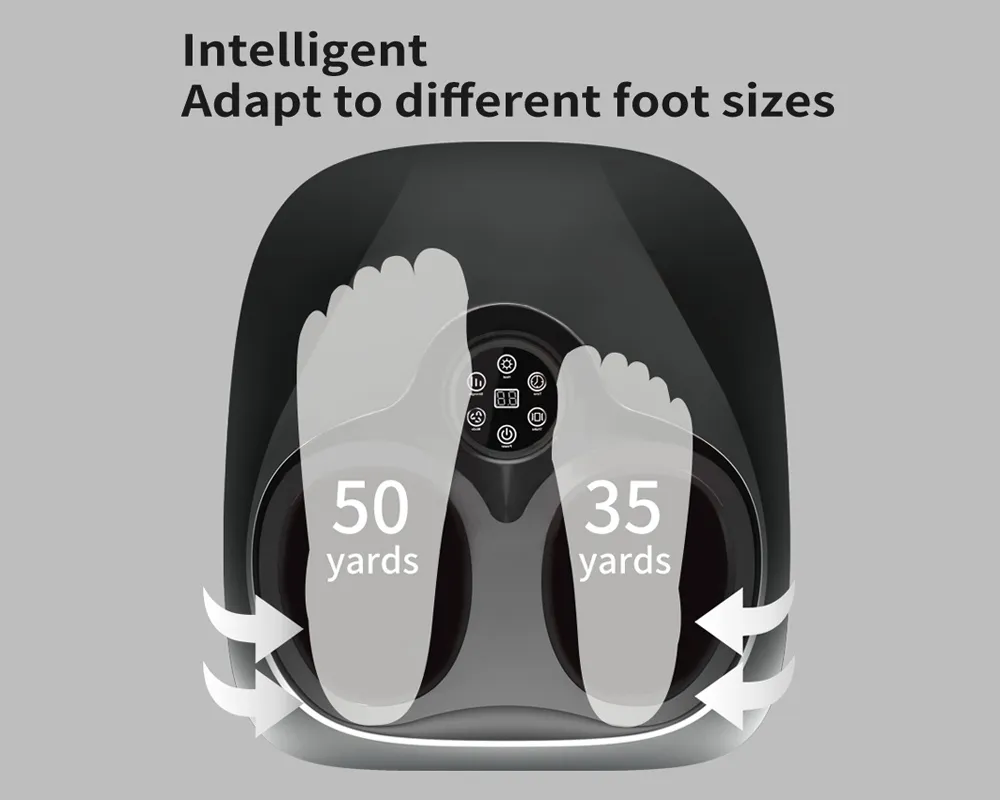 Deep Kneading Shiatsu Heating Compression Foot Massager