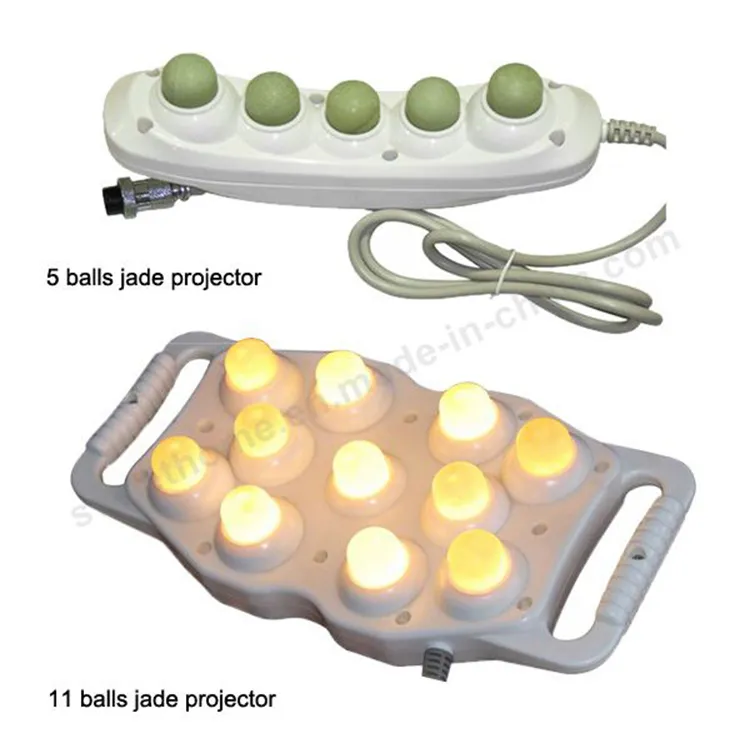 Electric Automatic Full Body Spine Thai Acupressure Infrared Heating Thermal Jade Massage Bed for Home Use
