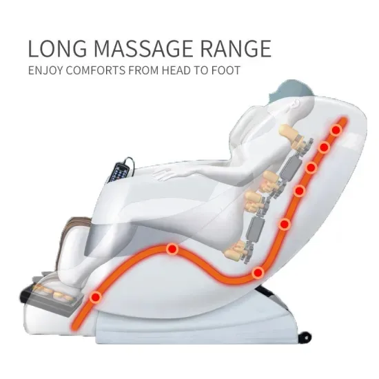 Electric Heated Full Body Massage Chair 4D Zero Gravity Modern Luxury Foot Full Body 3D Hand Electric Ai Smart Recliner SL Track Zero Gravity Shiatsu 4D Massage
