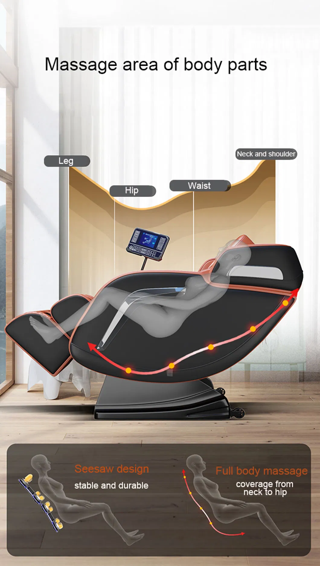 Electric Household Multifunctional Zero Gravity Body Care Massage Chair