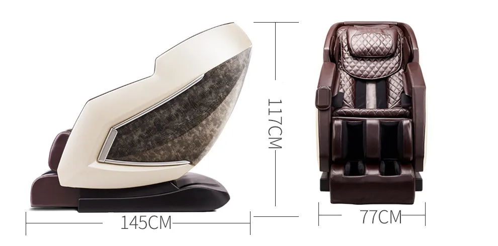 Electric SL Track Zero Gravity Massage Chair Bluetooth Full Body