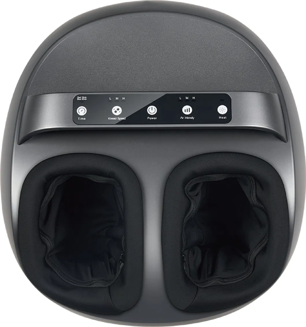 Electric with Heat and 6 Mode Kneading Rolling Air Compression Fit to Size 12 Foot Massager for Adults