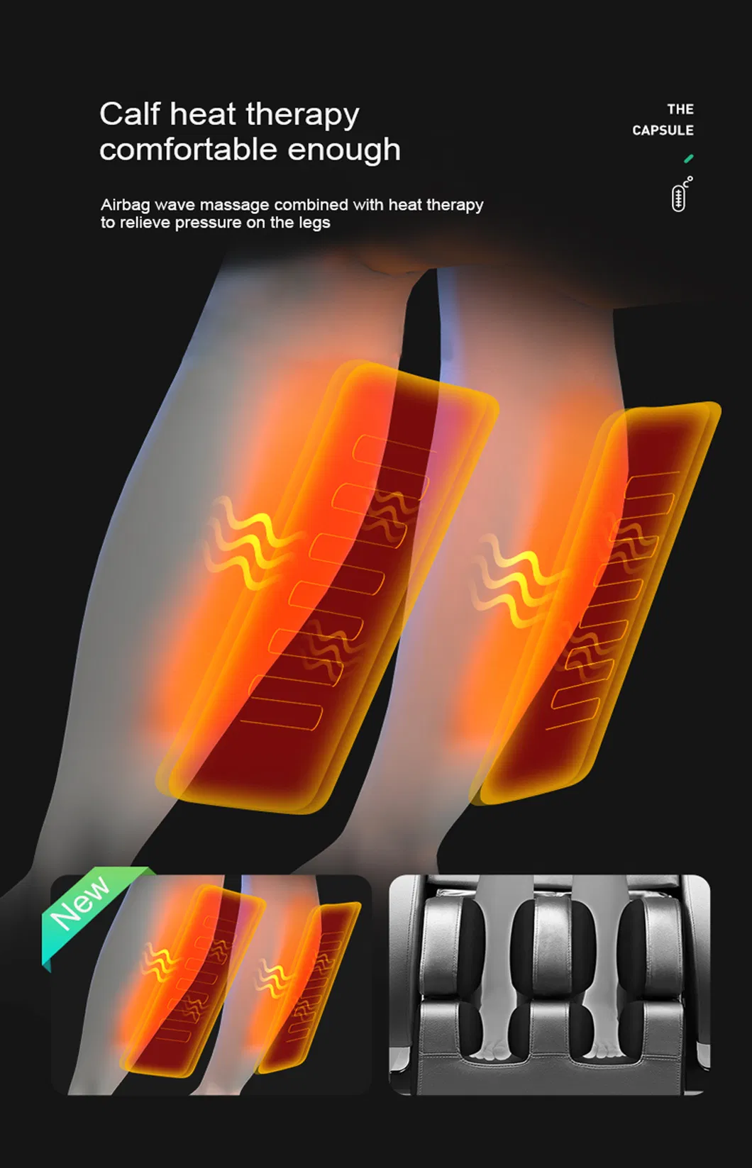 Electric Zero Gravity Full Body Care Foot Shiatsu Massage Chair