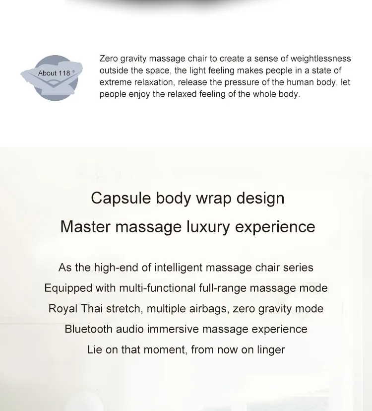 Europe Free Shipping High Quality Full Body 4D Zero Gravity Salon Massage Chair/Full Body Massage Home Office Massage Chair