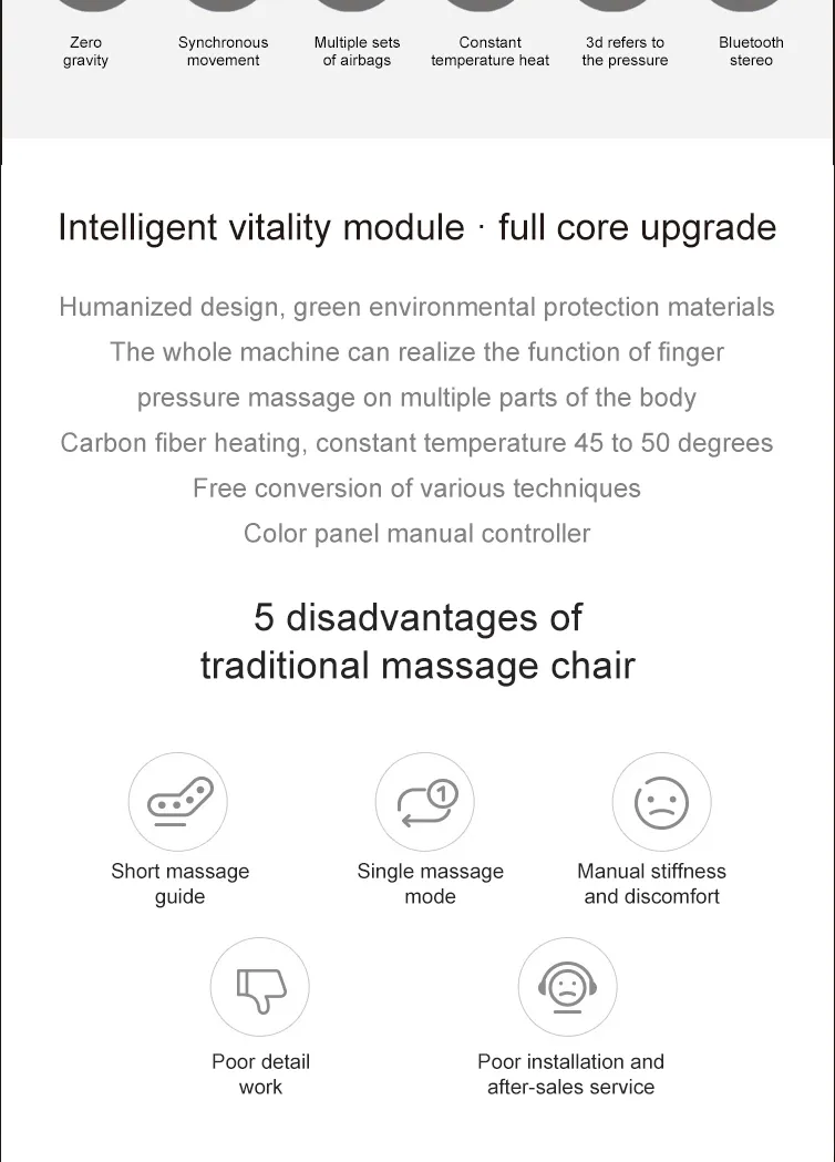 Europe Free Shipping High Quality Full Body 4D Zero Gravity Salon Massage Chair/Full Body Massage Home Office Massage Chair