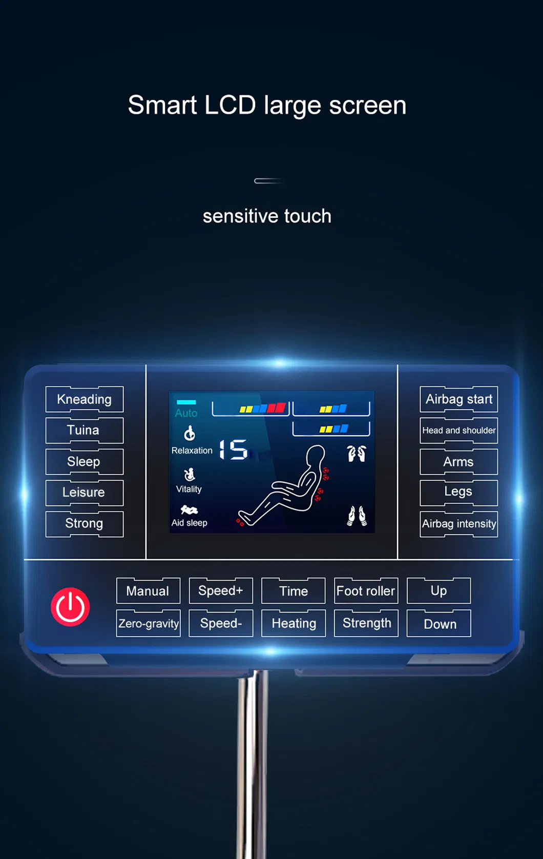 Factory Price Full Body Care Zero Gravity Shiatsu Massage Chaie