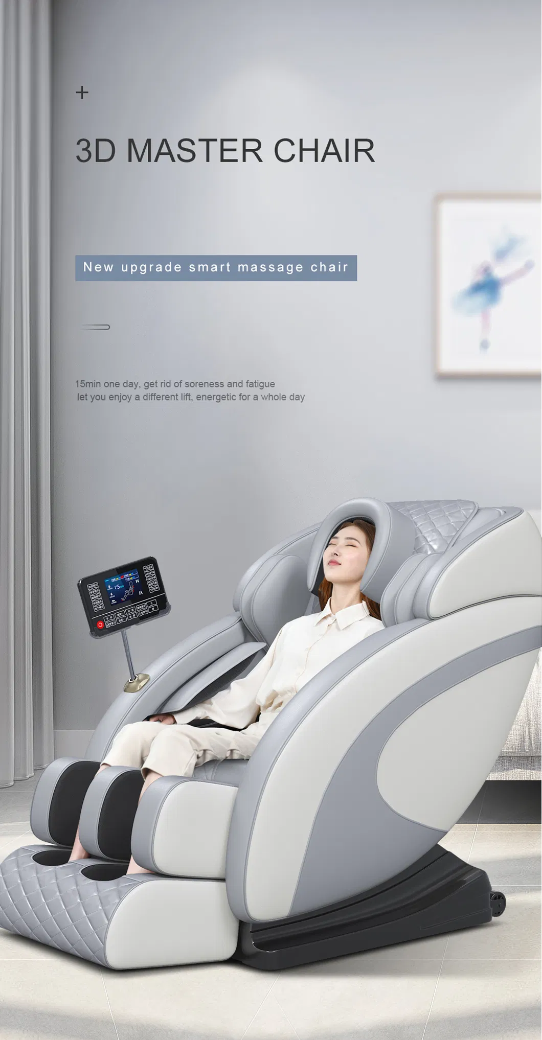 Factory Price Full Body Care Zero Gravity Shiatsu Massage Chaie