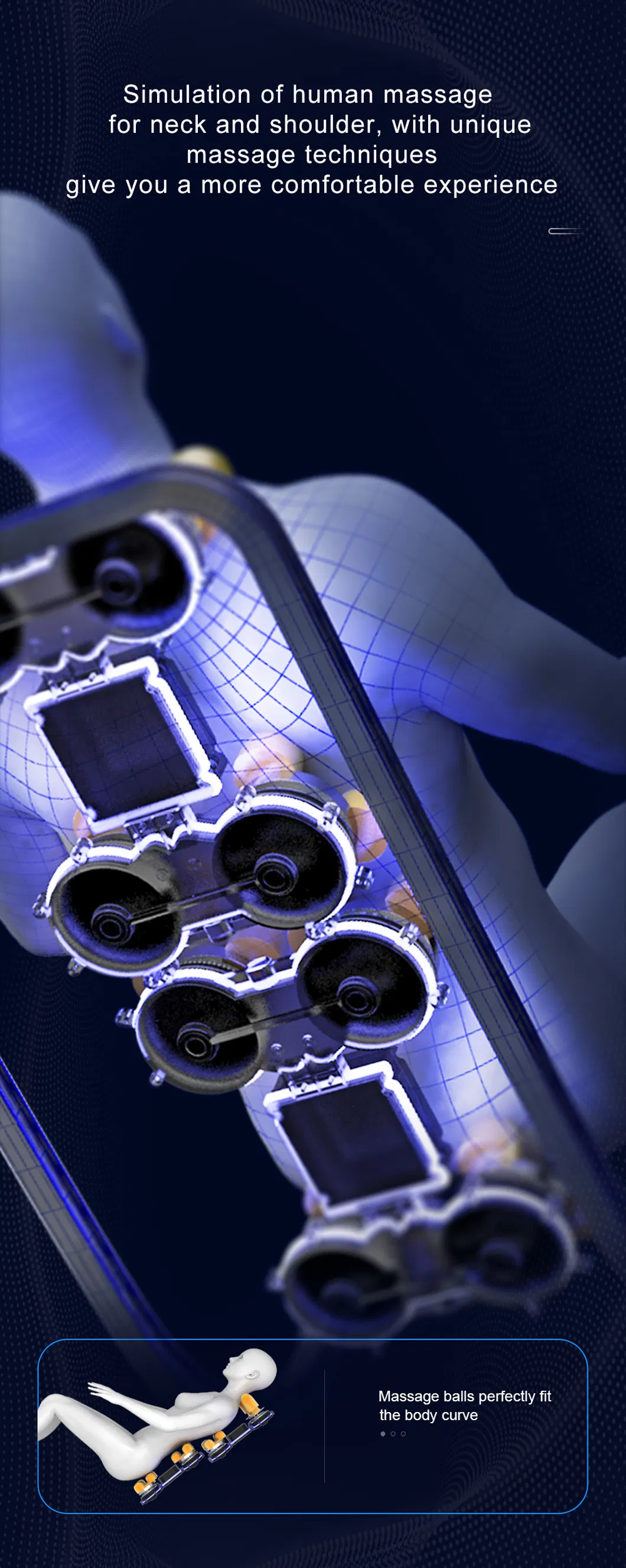 Factory Price Full Body Care Zero Gravity Shiatsu Massage Chaie