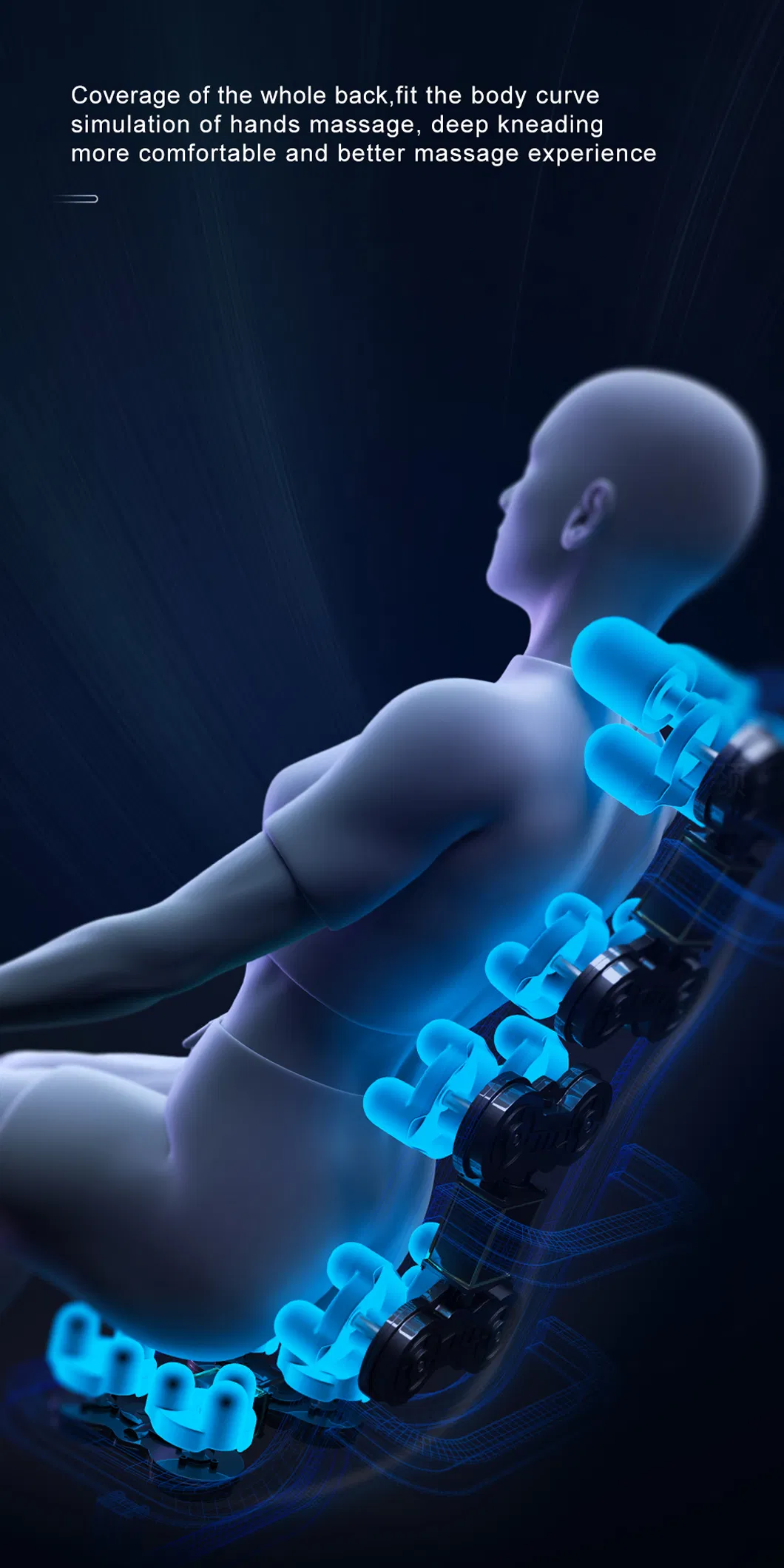 Factory Price Full Body Care Zero Gravity Shiatsu Massage Chaie