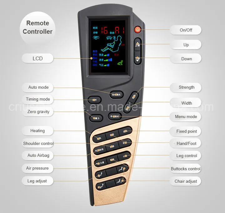 Fashion Design Massage Chair with Back Roller