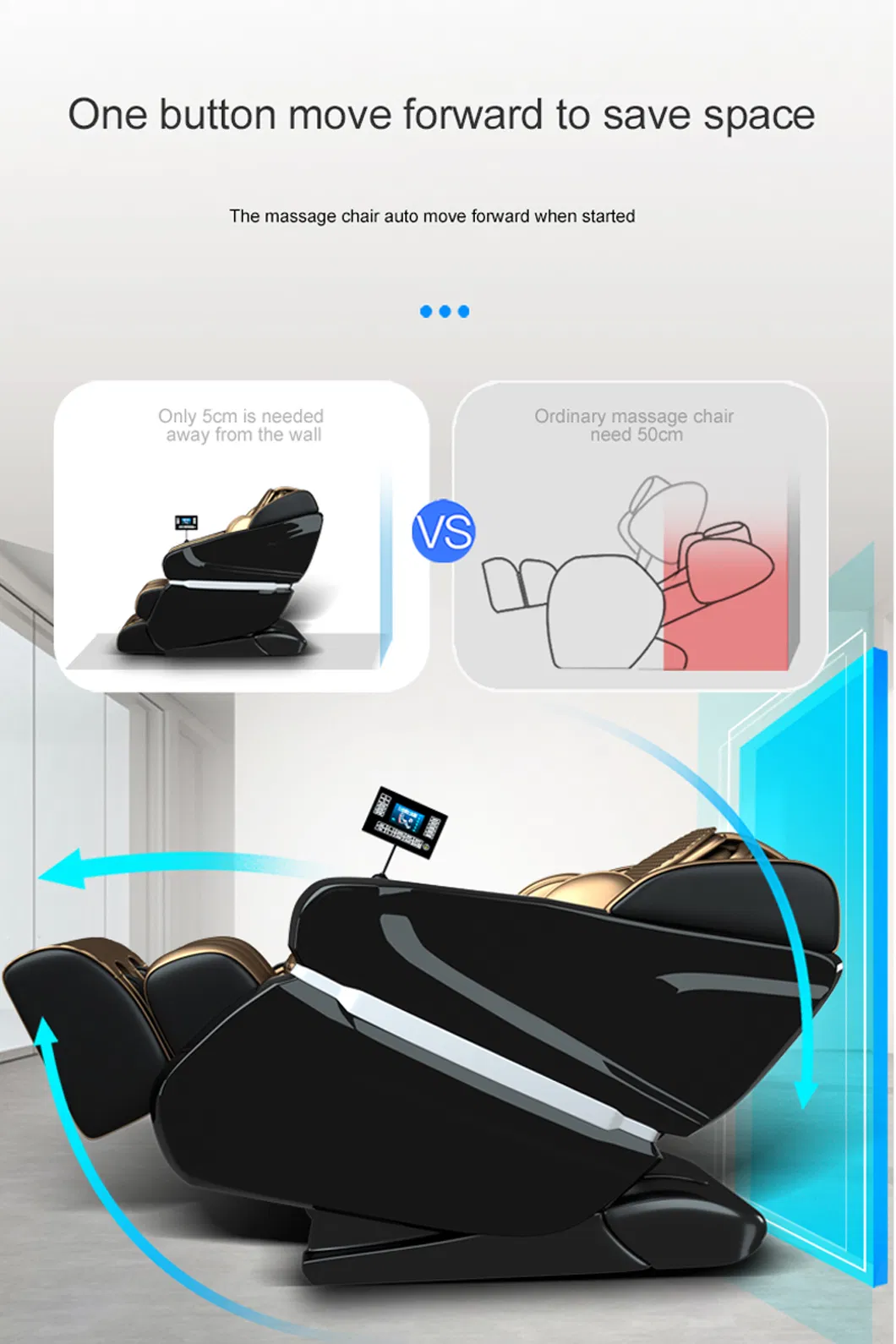 Good Quality SL Track Zero Gravity Full Body Massage Chair