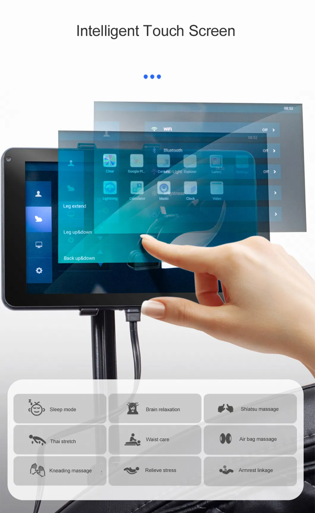 Good Quality SL Track Zero Gravity Full Body Massage Chair