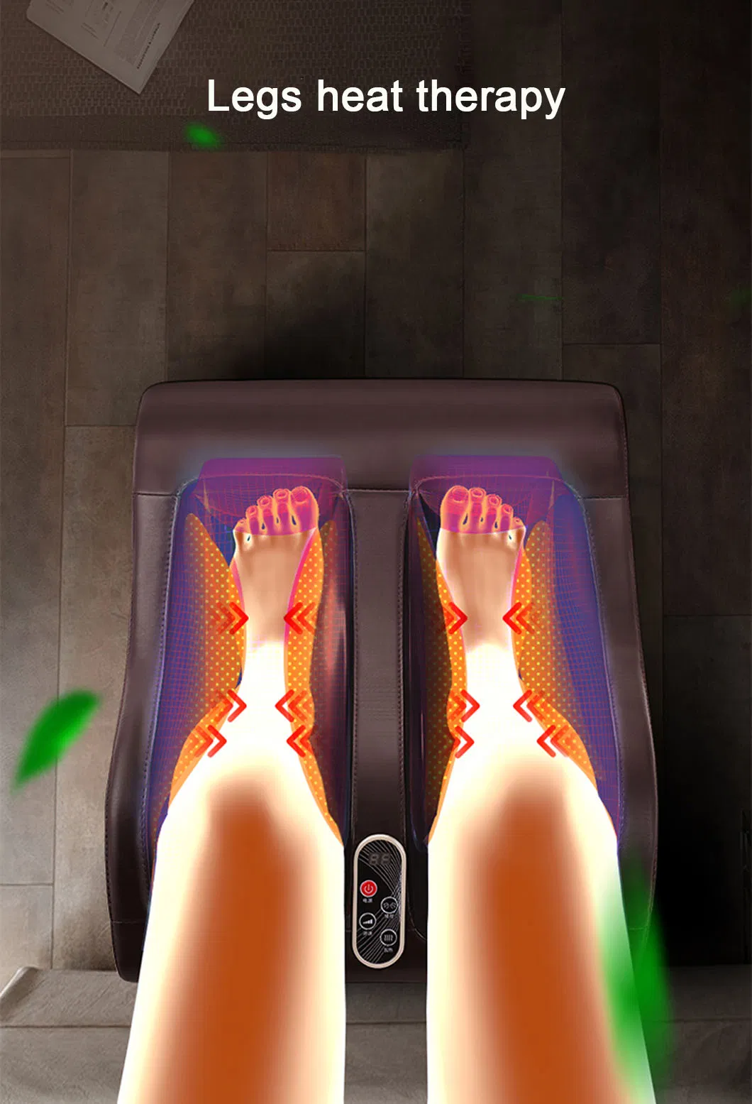 High Quality Foot OEM Squeeze Massage Muscle Stimulator 3D Airbag Shiatsu Kneading Foot Leg Massager