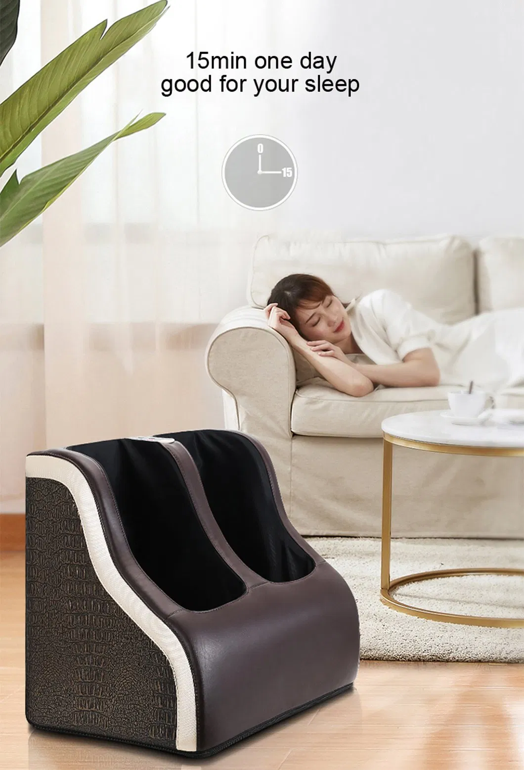 High Quality Foot OEM Squeeze Massage Muscle Stimulator 3D Airbag Shiatsu Kneading Foot Leg Massager