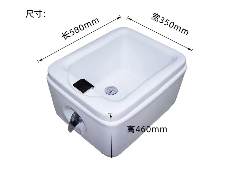 Hl-9013 New Footbath Basin/Customize Acrylic Foot SPA Basin/2021 Nail Salon Equipment