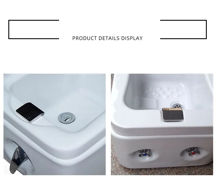 Hl-9013 New Footbath Basin/Customize Acrylic Foot SPA Basin/2020 Nail Salon Equipment