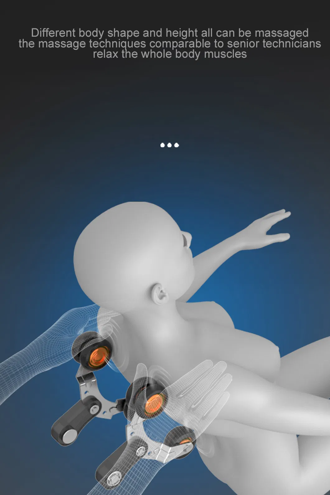 Home Body Comforter Health Care Zero Gravity Heat Massage Chair