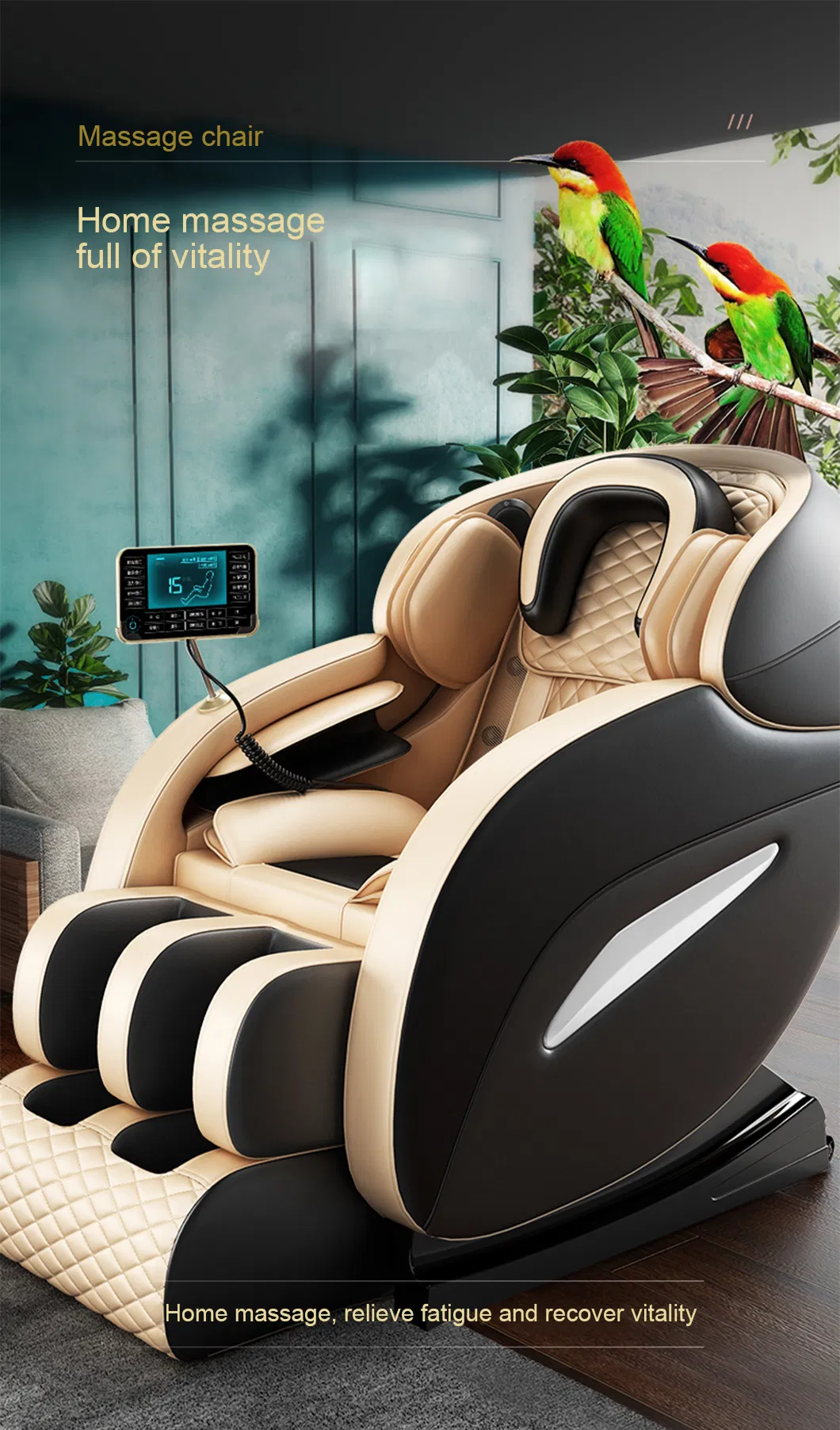 Home Elecreic Luxury Zero Gravity Massage Chair Health Care Roller Shiatsu Full Body Massage Chair