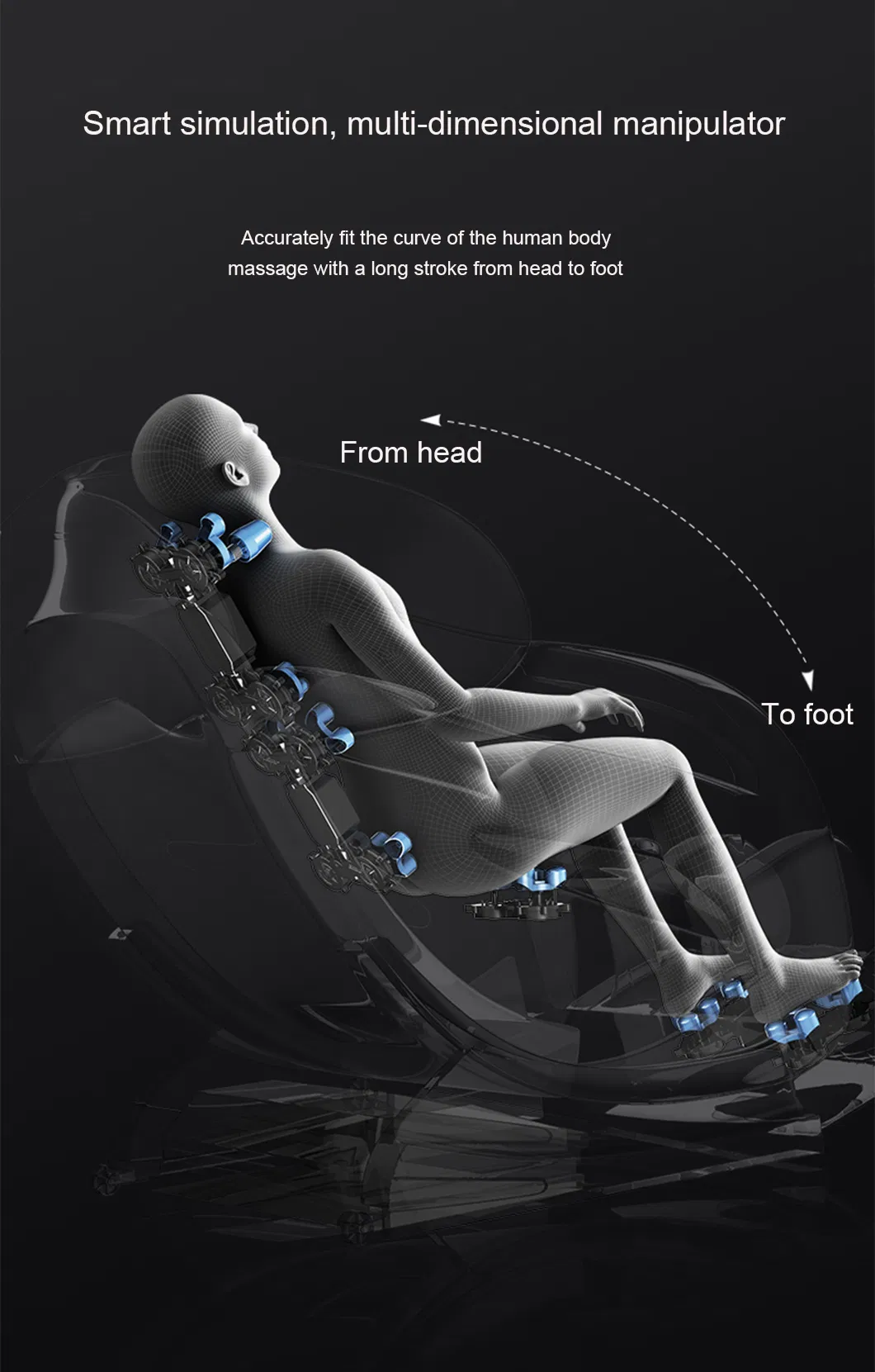 Home Elecreic Luxury Zero Gravity Massage Chair Health Care Roller Shiatsu Full Body Massage Chair