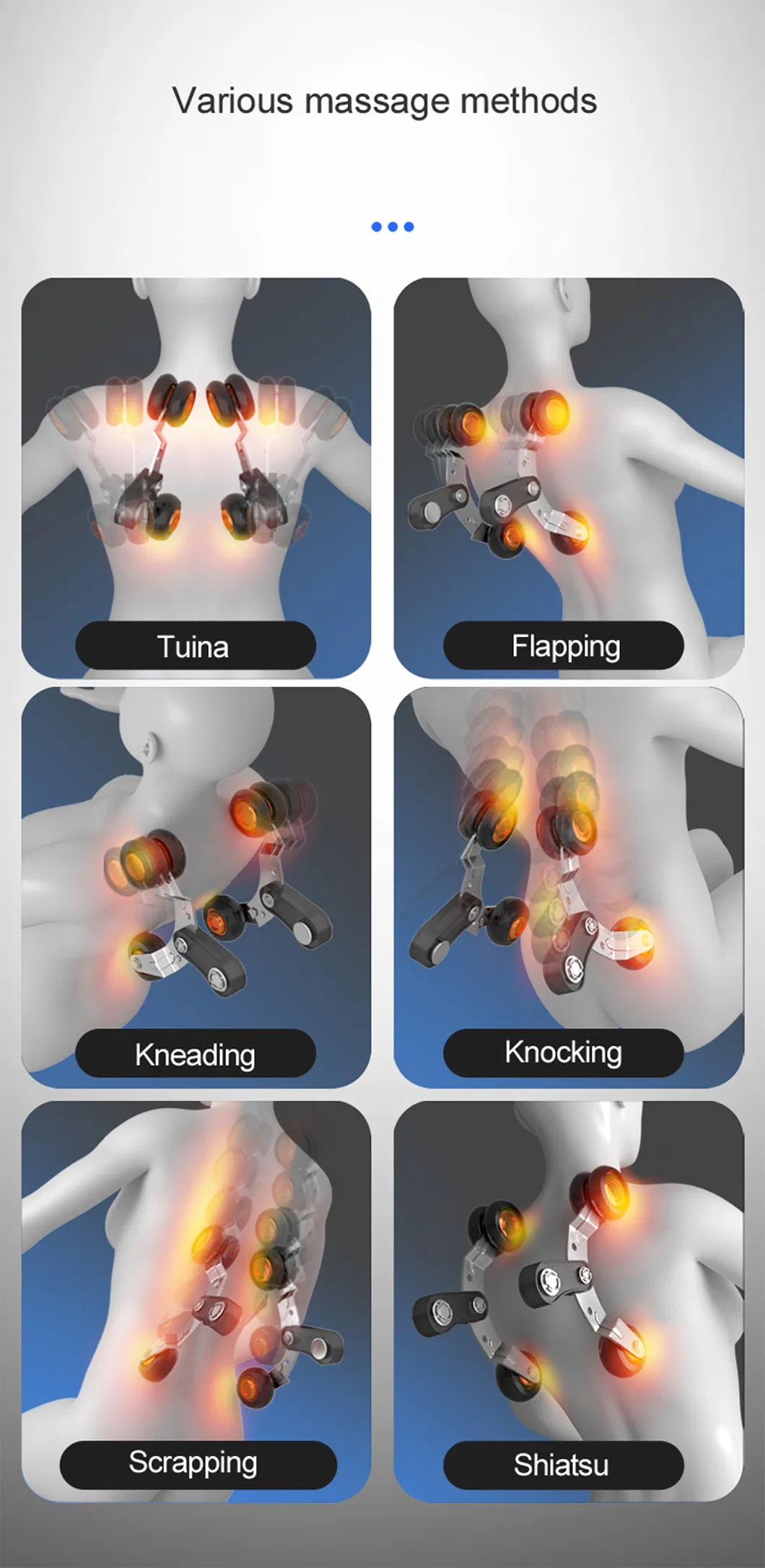 Home Office Electric Shiatsu Zero Gravity SL Track Massage Chair