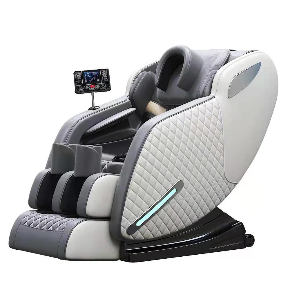 Hot Sale Luxury Smart Leather 4D Multifunction Shiatsu Black Foot Body Massage Chai