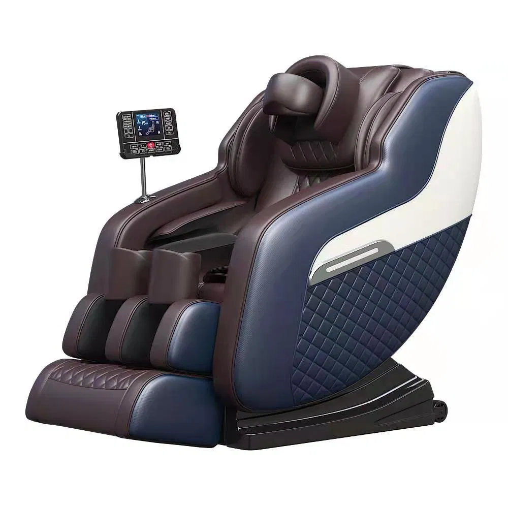 Hot Sale Luxury Smart Leather 4D Multifunction Shiatsu Black Foot Body Massage Chai
