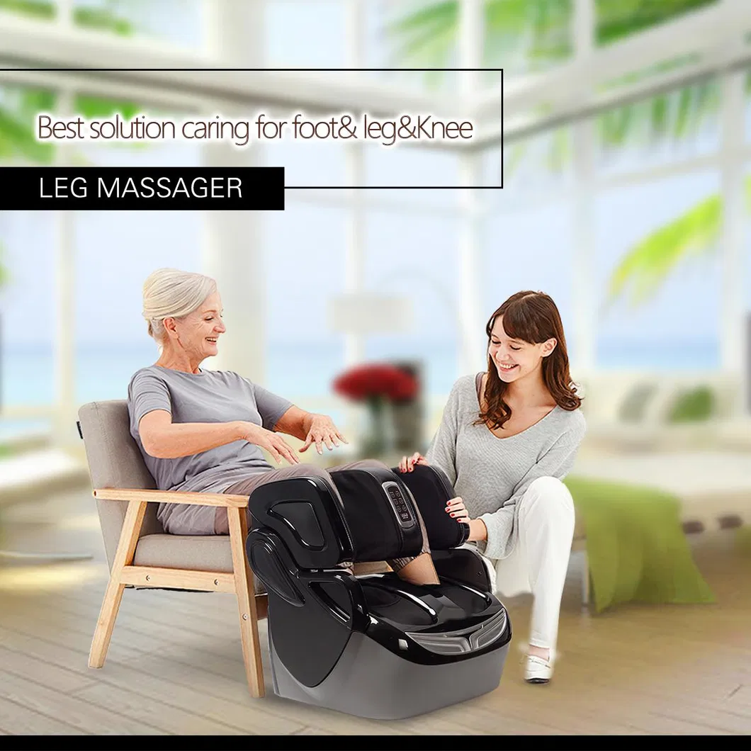 Human Touch Reflex Sol Foot and Calf Massager Machine with Heat, Shiatsu Deep Kneading, Under Foot Rollers, Delivers Relief for Tired Muscles up to 12size