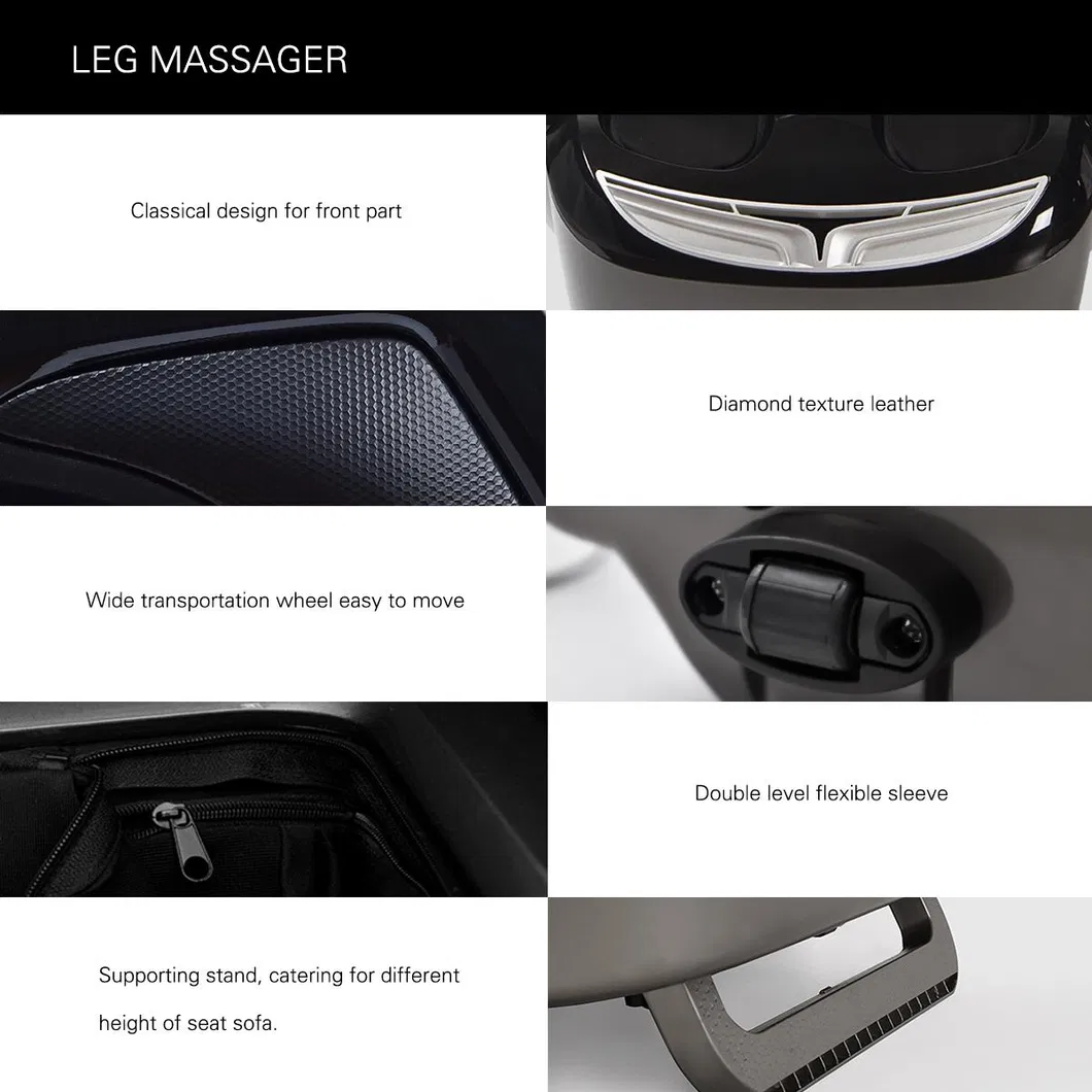 Human Touch Reflex Sol Foot and Calf Massager Machine with Heat, Shiatsu Deep Kneading, Under Foot Rollers, Delivers Relief for Tired Muscles up to 12size