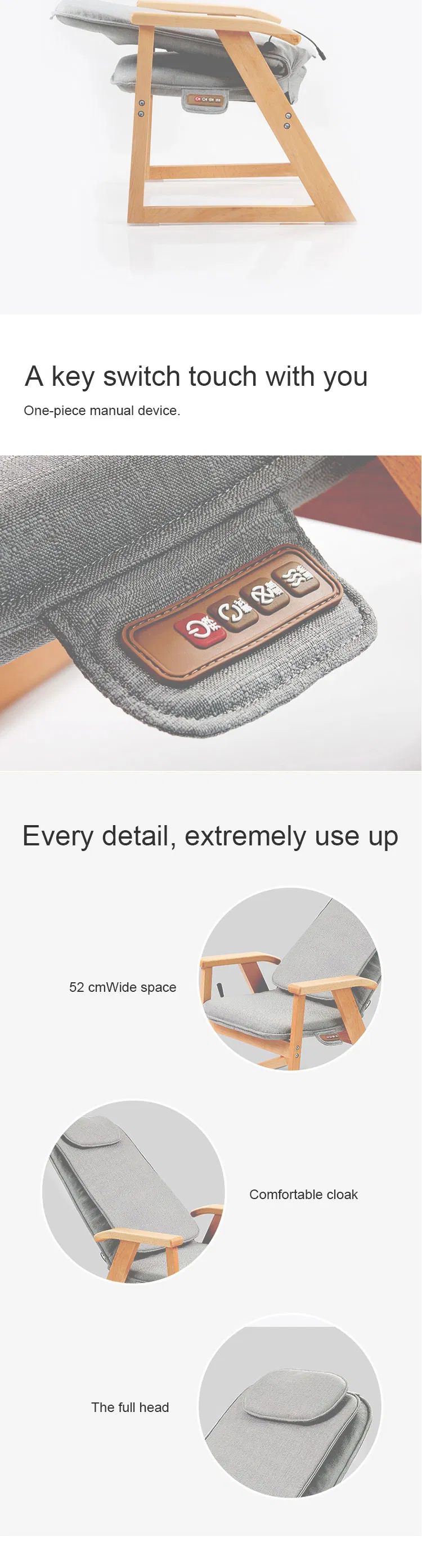 Living Room Recliner Chair Massage Recliner Sofa Reading Chair Winback Single Sofa Home Modern Recliner Chair