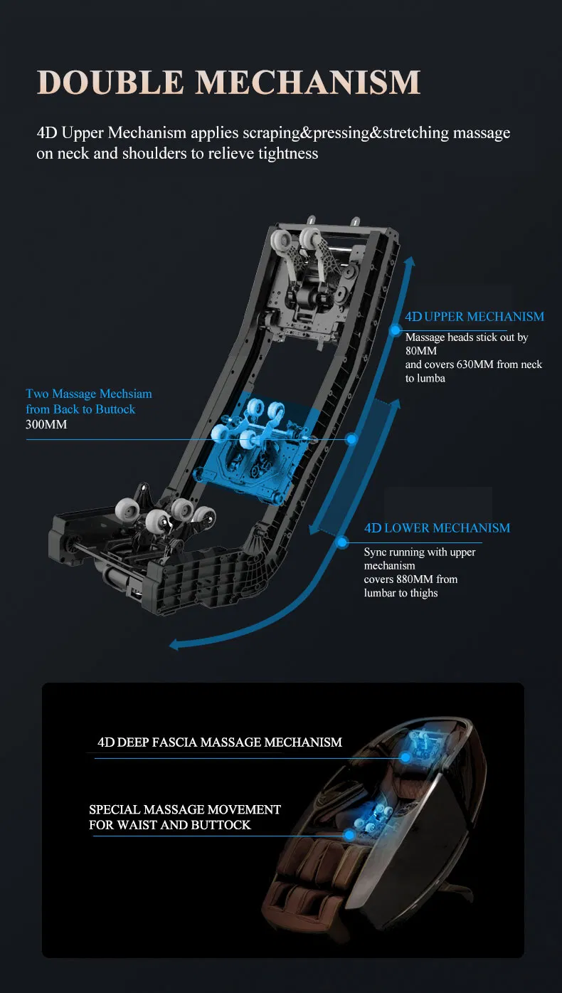 Massage Machine Full Body/Luxury Massage Chair 4D Zero Gravity