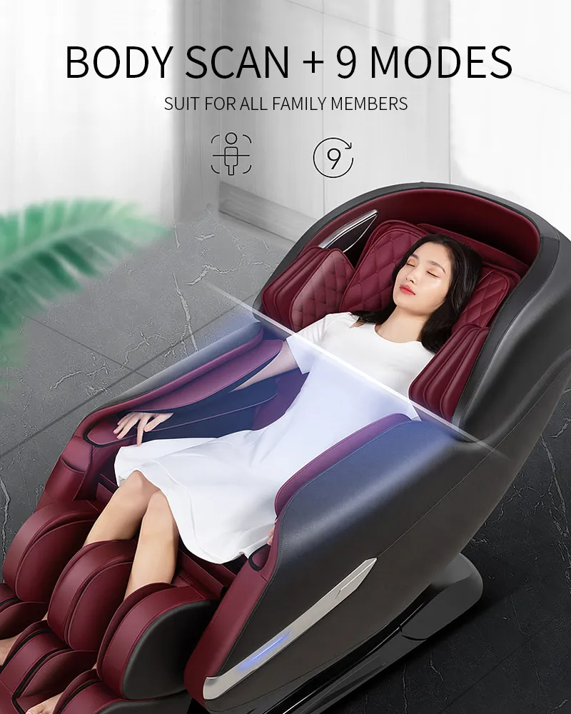 Moway Best Luxury Electric 4D Zero Gravity Full Body Shiatsu Massage Chair