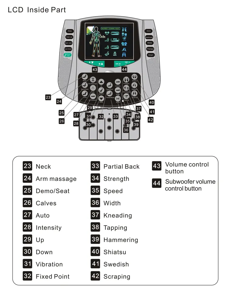 My-S029 Massage Equipment Zero Gravity Luxury Electric Massage Chair for Sale