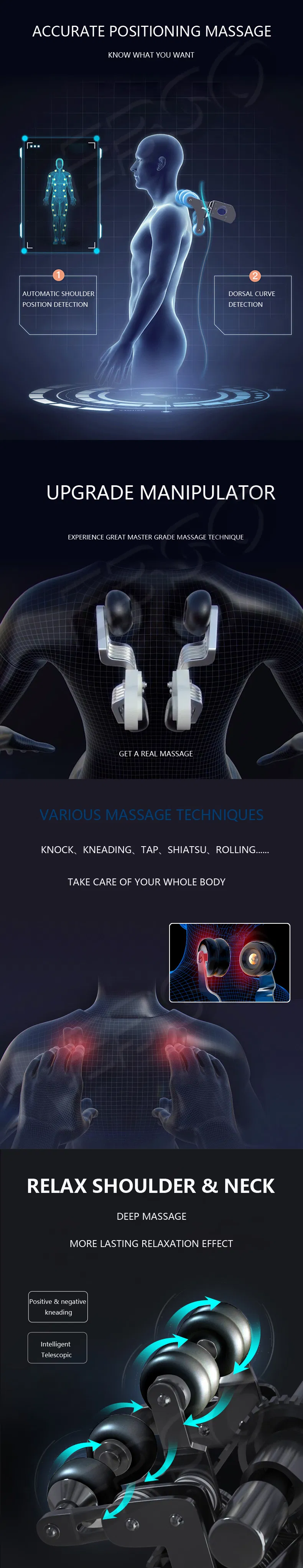 New Design Commercial Electric Cheap Massage Chair for Beauty Salon