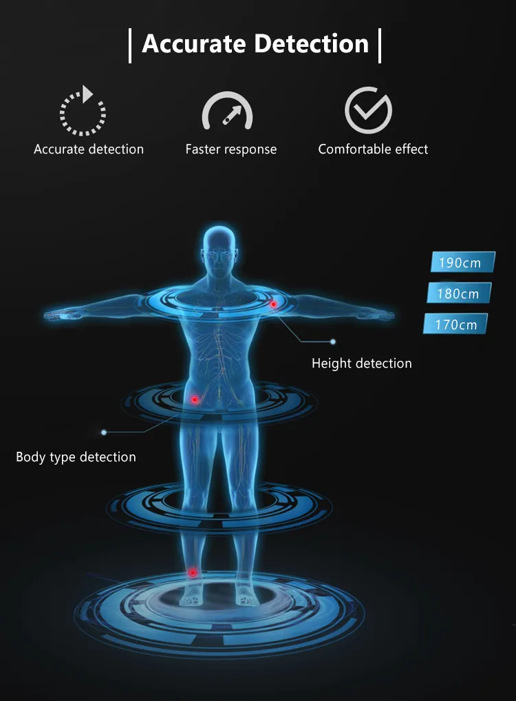 New Design Smart Bluetooth Speaker Recliner Massage Chair Shiatsu Massage