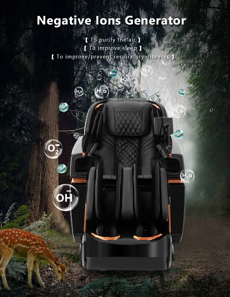 New Design Smart Bluetooth Speaker Recliner Massage Chair Shiatsu Massage